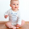 Bodysuit "Da grande vorrei essere come te papà"