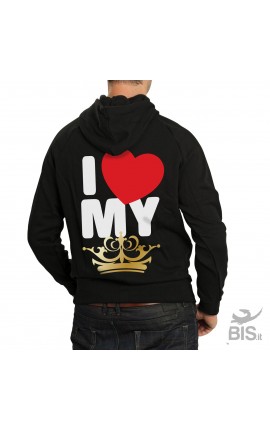 Men's Hoodie sweatshirt "King"