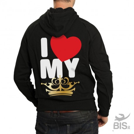 Men's Hoodie sweatshirt "King"