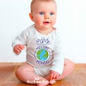Bodysuit "Il mio papà è il migliore del mondo"