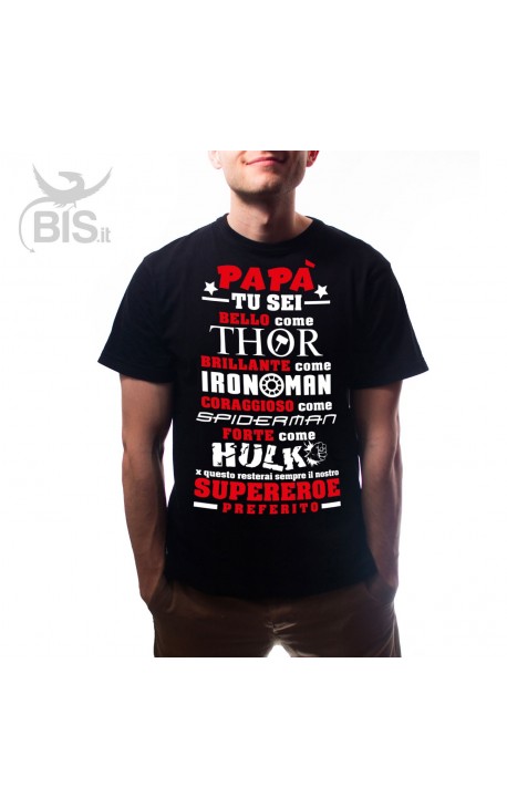 magliette con supereroi