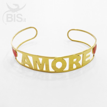 Bracciale a manetta amore