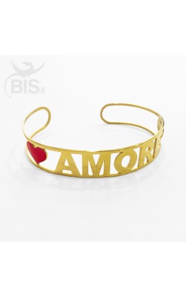 Bracciale a manetta amore