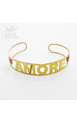 Bracciale a manetta amore