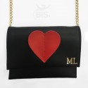 Mini Pochette in pelle PERSONALIZZABILE con le tue iniziali
