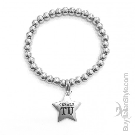 bracciale stile tiffany con charm