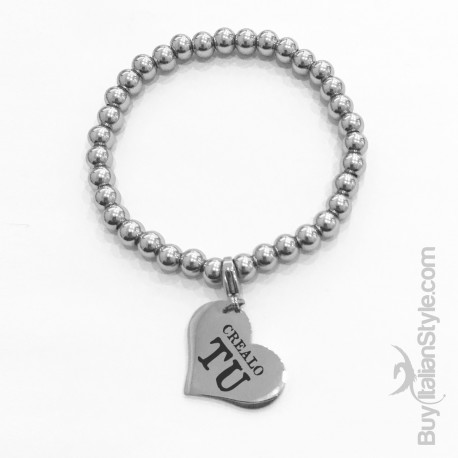 bracciale stile tiffany con charm