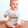 Bodysuit "Papà se mi vuoi baciare la barba devi fare"