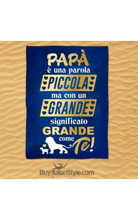 Telo mare "papà è una parola piccola ma con un significato grande grande come te"