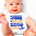 Bodysuit "Ho provato a fare il bravo ma poi ho seguito papà"