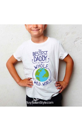 T-shirt bimbo "Il mio papà è il migliore del mondo"