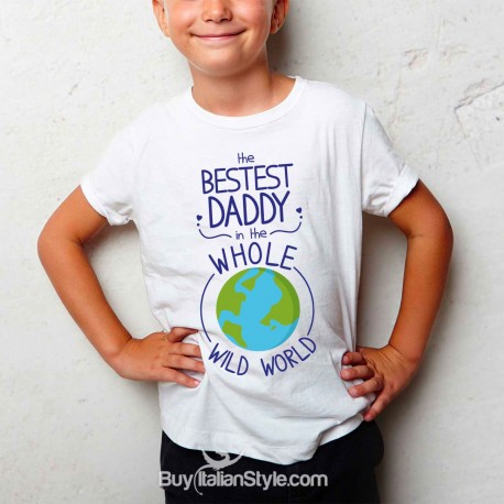 T-shirt bimbo "Il mio papà è il migliore del mondo"
