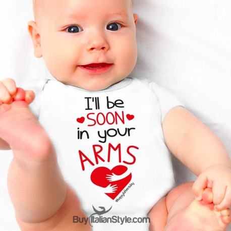 Bodysuit "Tra qualche mese sarò tra le tue braccia"