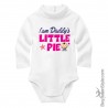 Knit turtleneck bodysuit DADDY’S LITTLE MEATBALL"