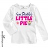 T-shirt bimba manica lunga "Sono la polpetta di papà"