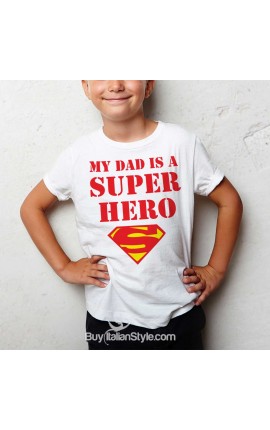 t-shirt bimbo io ho un super papa