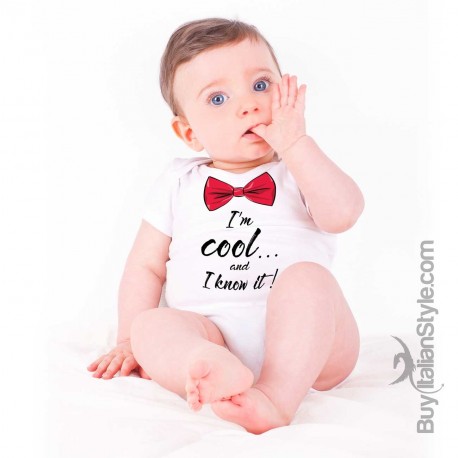 Body neonato "Sono Figo lo so" 