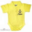Body Polo Personalizzato "Ancora e nome"