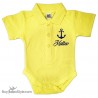 Body Polo Personalizzato "Ancora e nome"