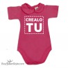 Body neonata colletto con finitura in pizzo  personalizzabile