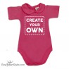Body neonata colletto con finitura in pizzo  personalizzabile