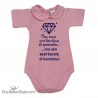 Body neonata colletto con finitura in pizzo "bimba spettacolo"