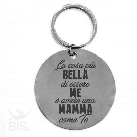 Metal Key Ring "DAD&SON True Best Friends for Life"