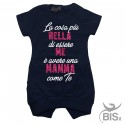 Abito felpa  "La cosa più bella di essere me e avere una mamma come te"