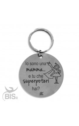 Metal Key Ring "DAD&SON True Best Friends for Life"