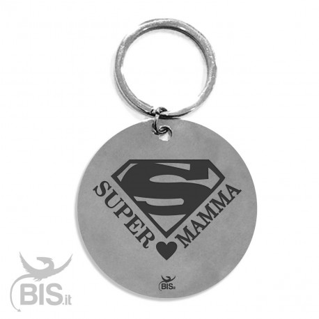 Metal Key Ring "DAD&SON True Best Friends for Life"