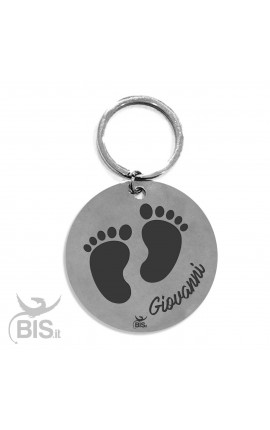 Metal Key Ring "DAD&SON True Best Friends for Life"