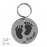 Metal Key Ring "DAD&SON True Best Friends for Life"