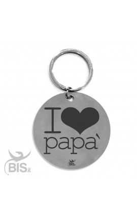 Metal Key Ring "DAD&SON True Best Friends for Life"