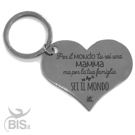 Metal Key Ring "DAD&SON True Best Friends for Life"