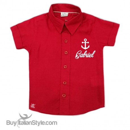Camicia bimbo "Ancora e nome"
