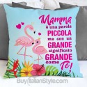 Federa cuscino "mamma è una parola piccola ma con un significato grande grande come te"
