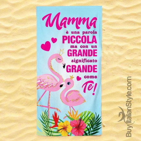 Telo mare "mamma è una parola piccola ma con un significato grande grande come te"