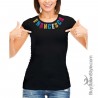 T-shirt Donna LETTERE GLITTER