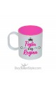Tazza con scritta "figlia di una regina"