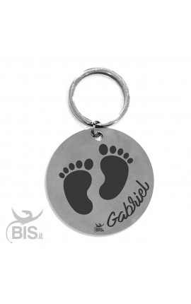 Metal Key Ring "DAD&SON True Best Friends for Life"