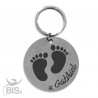 Metal Key Ring "DAD&SON True Best Friends for Life"