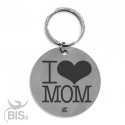 Portachiavi acciaio "I LOVE MAMMA"