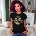 T-shirt Donna  "Ci vuole calma e prosecco freddo"