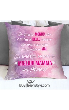 Federa cuscino " la miglior mamma del mondo"