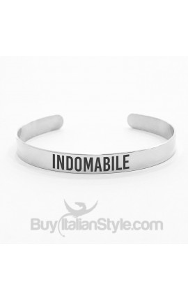 Bracciale a manetta "INDOMABILE"