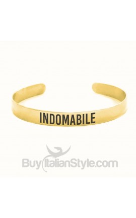 Bracciale a manetta "INDOMABILE"