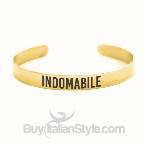 Bracciale a manetta "INDOMABILE"