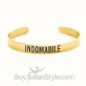 Bracciale a manetta "INDOMABILE"