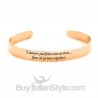 Bracciale a manetta "L’amore perfetto non arriva... fino al primo nipote"