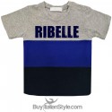 T-shirt bimbo a fasce urban style "RIBELLE"